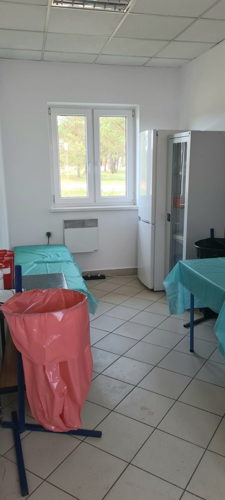 Przygotowany Punkt Szczepień Powszechnych w Chorzelach