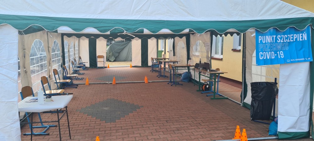 Przygotowany Punkt Szczepień Powszechnych w Chorzelach