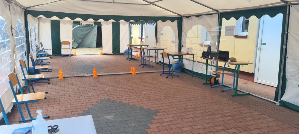 Przygotowany Punkt Szczepień Powszechnych