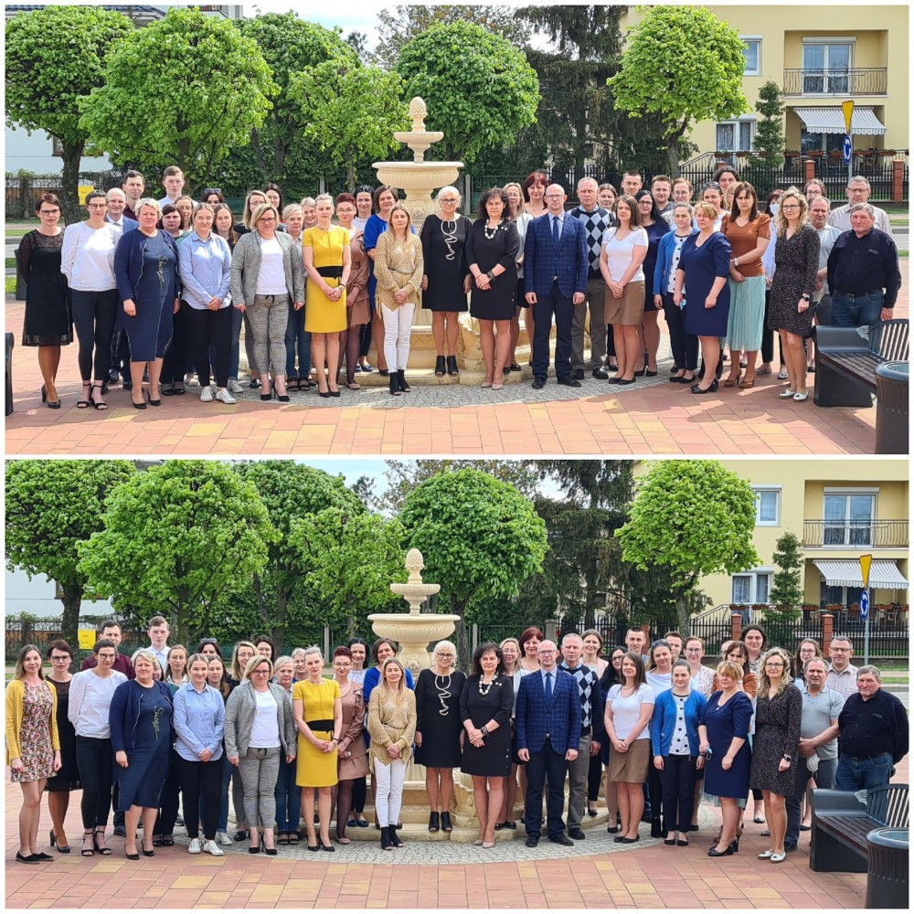 Pracownicy Urzędu Miasta i Gminy Chorzele.